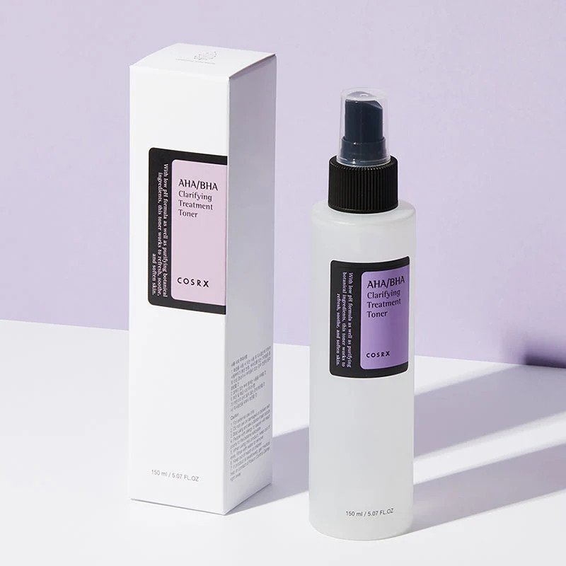 COSRX AHA/BHA Clarifying Treatment Toner – švelniai šveičiantis ir valantis veido tonikas