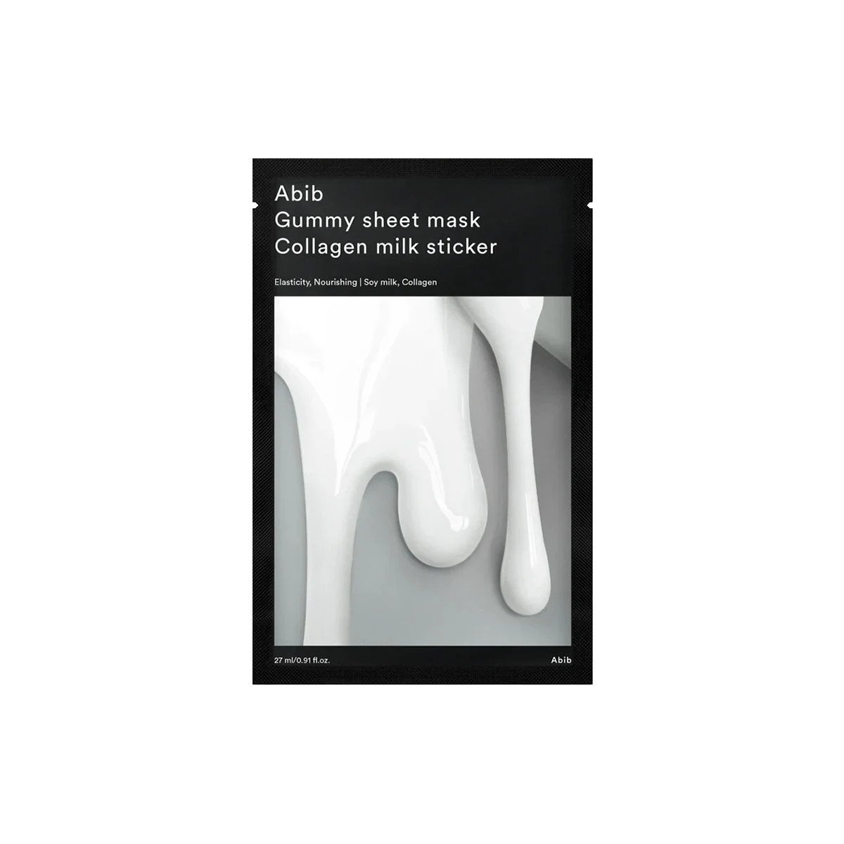 Abib Gummy Sheet Collagen Milk Sticker - lakštinė kaukė su kolagenu ir pieno ekstraktu