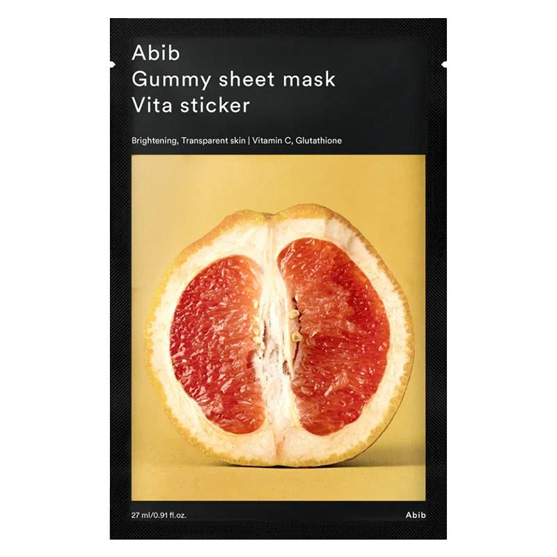 Abib Gummy Sheet Vita Sticker - lakštinė kaukė su vitaminais