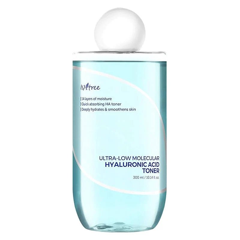 Isntree Ultra-Low Molecular Hyaluronic Acid Toner – giliai drėkinantis veido tonikas