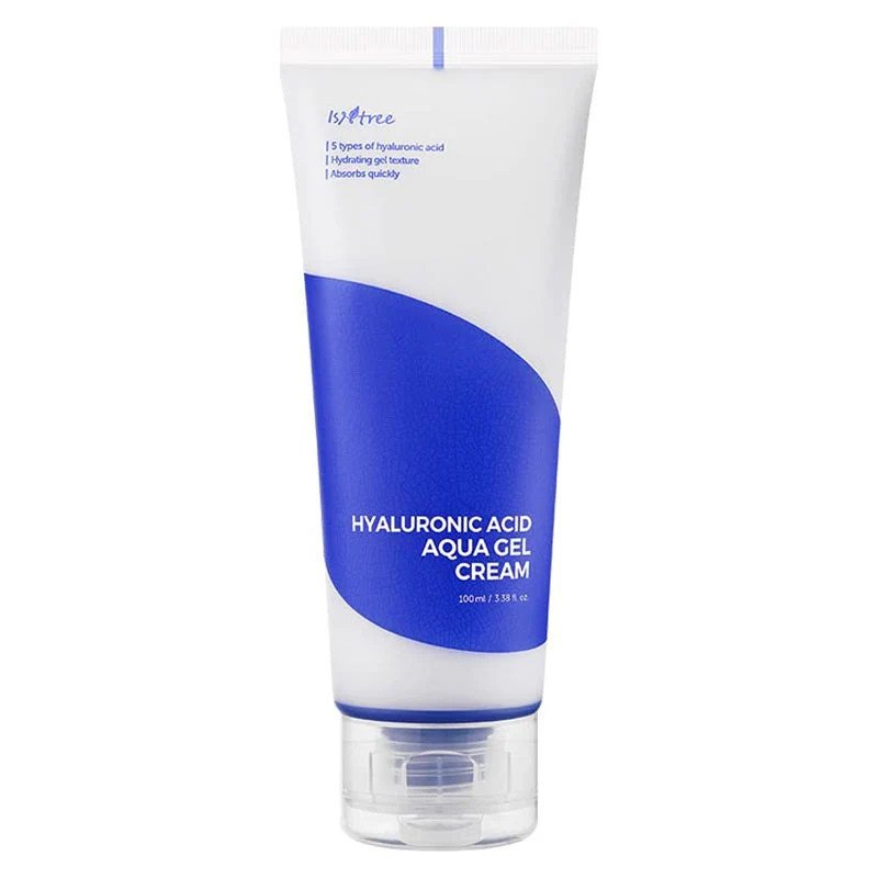 Isntree Hyaluronic Acid Aqua Gel Cream -lengvas, giliai drėkinantis gelinis veido kremas