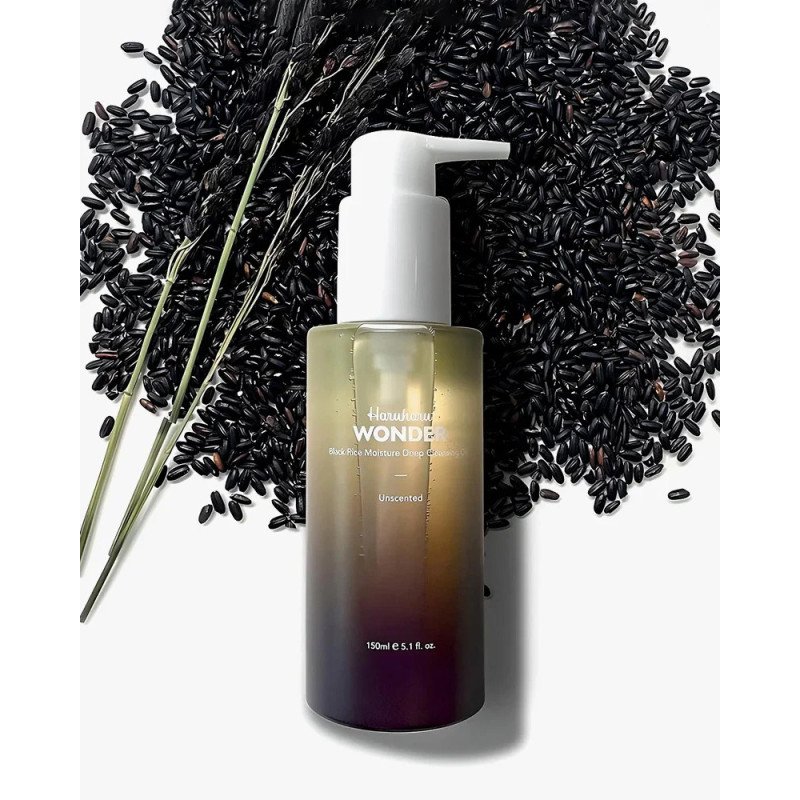 Haruharu Wonder Black Rice Moisture Deep Cleansing Oil – drėkinamasis ir giliai valantis veido aliejus